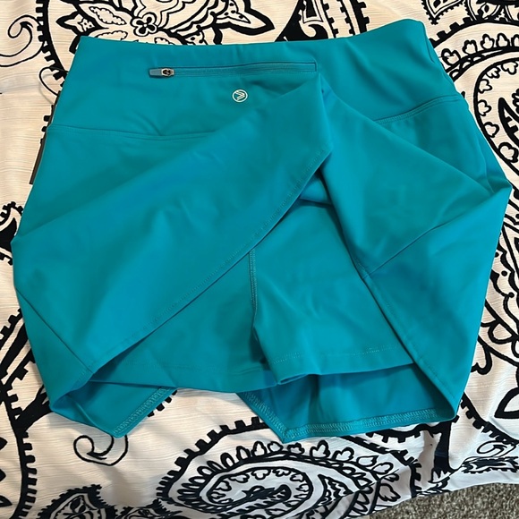 Savvi Ralley Skort in aqua small - Picture 3 of 6